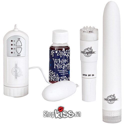 Bộ Mát Xa Cao Cấp Doc Johnson Kích Thích Ham Muốn White Nights