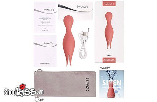 Máy Massage Svakom Siren 2 Đầu - Thư Giãn Đa Điểm Mê Hoặc