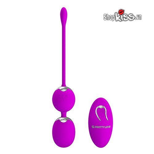 Bóng tập massage âm đạo Prettylove Willie rung 12 chế độ điều khiển từ xa