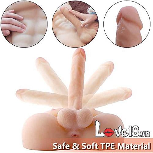 Búp Bê Silicon Bán Thân Nam Cao Cấp Tặng Kèm Phụ Kiện