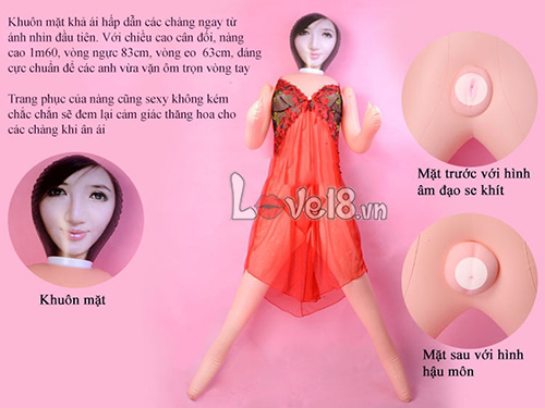 Búp Bê Tình Dục Bơm Hơi Siêu Nhẹ Thỏa Mãn Nam Giới