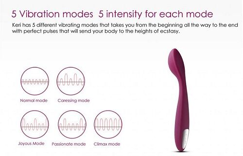 Cây rung Svakom Keri kích thích điểm G âm vật tăng khoái cảm