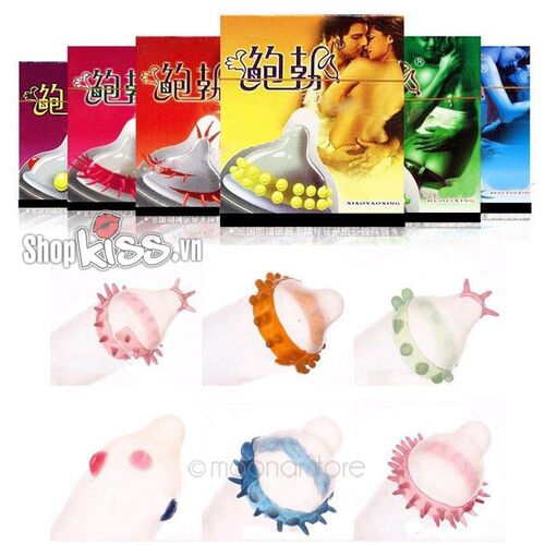 Bao cao su RunBo siêu gai kích thích mạnh mẽ cảm giác mới lạ