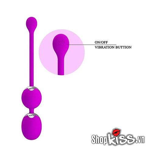 Bóng tập massage âm đạo Prettylove Willie rung 12 chế độ điều khiển từ xa