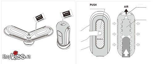 Cốc thủ dâm Tenga Flip Zero EVR cao cấp đế rung xoay sướng nhất