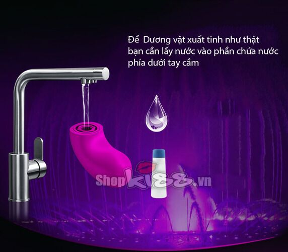 Máy Bắn Tinh Prettylove Henry Dương Vật Giả Tạo Cảm Giác Thật