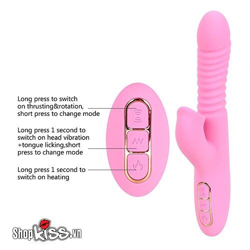 Máy massage điểm G Dibe đa năng rung liếm sưởi ấm kích thích khoái cảm