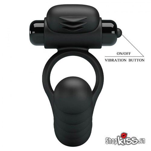 Vòng rung hậu môn Prettylove Hercules III sục mạnh kích thích