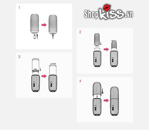 Máy thủ dâm Svakom Alex USA công nghệ tự động cao cấp