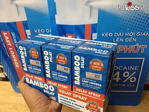 Chai xịt Bamboo Delay Mỹ ngừa xuất tinh sớm tăng khoái cảm