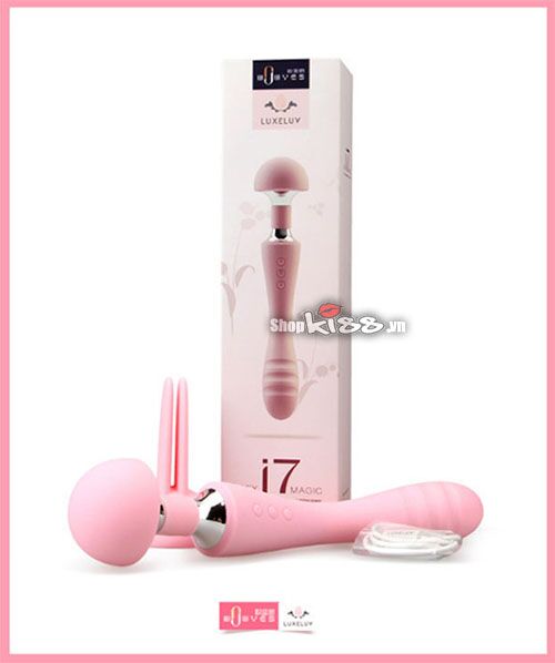 Chày rung LuxeLuv i7 Magic hai đầu cao cấp USA uy tín