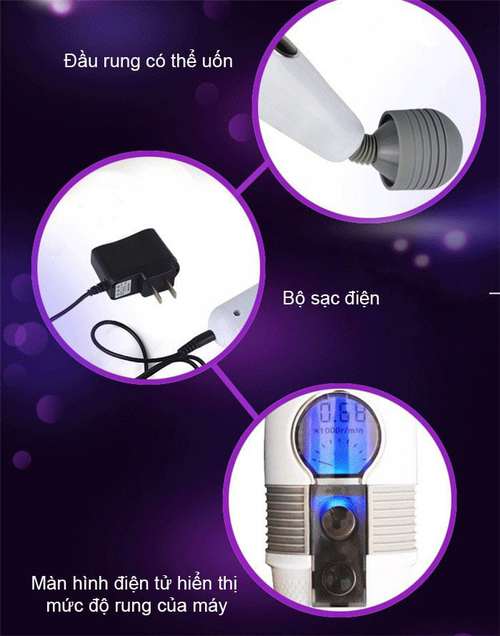 Chày rung Louge mạnh mẽ cảm ứng LCD cải tiến mua ngay