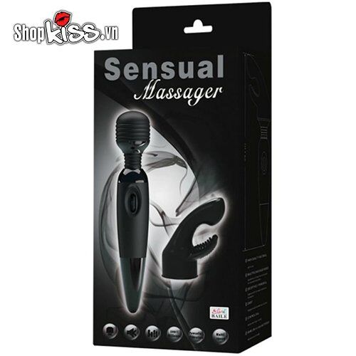 Chày rung Sensual Massager cao cấp kích thích điểm G, mát xa cực phê