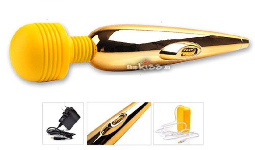 Chày Rung Massage Mini Gold Sạc Pin - Thư Giãn Tức Thì