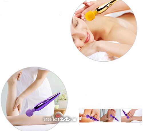 Chày Rung Massage Mini Gold Sạc Pin - Thư Giãn Tức Thì
