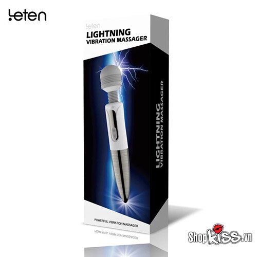 Chày rung Leten Lightning cao cấp Rung mạnh Mềm mại USB sạc