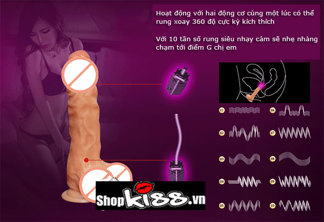 Dương Siêu Rung Loveaider Imperial Sạc Pin Kích Thích Mua