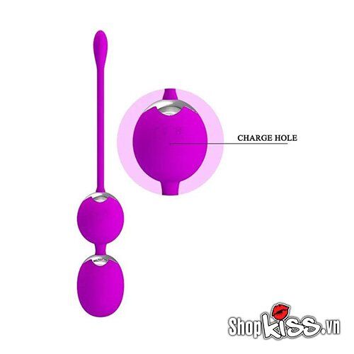 Bóng tập massage âm đạo Prettylove Willie rung 12 chế độ điều khiển từ xa