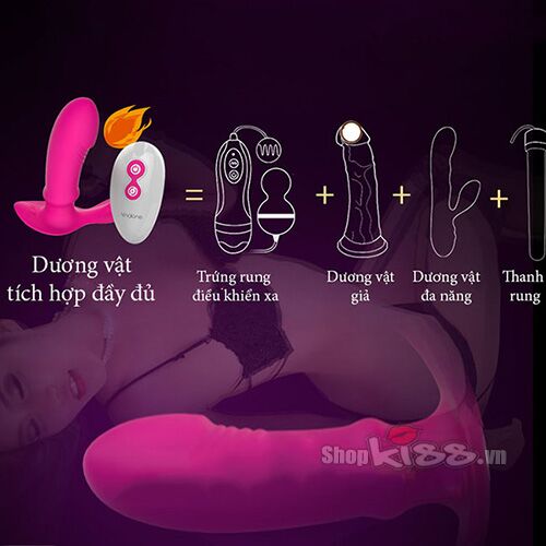 Dương vật siêu rung sưởi ấm điều khiển xa Nalone Marley tại shopkiss
