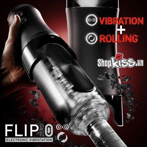 Cốc thủ dâm Tenga Flip Zero EVR cao cấp đế rung xoay sướng nhất