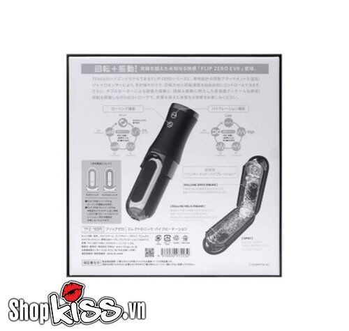 Cốc thủ dâm Tenga Flip Zero EVR cao cấp đế rung xoay sướng nhất