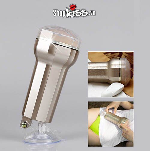 Cốc Thủ Dâm Gắn Tường ManMiao Gold Cao Cấp Đa Chức Năng