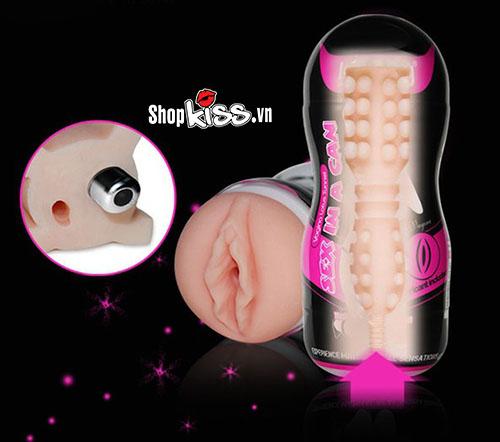 Cốc thủ dâm Lovetoy Vagina rung cao cấp silicon mềm mại giá rẻ