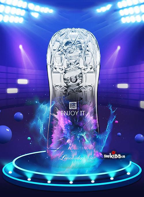 Cốc thủ dâm trong suốt LoveAider siêu sướng chất liệu an toàn nam