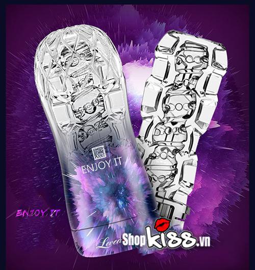 Cốc thủ dâm trong suốt LoveAider siêu sướng chất liệu an toàn nam