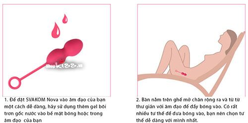 Bóng tập se khít Svakom Nova nâng cơ vùng kín hấp dẫn