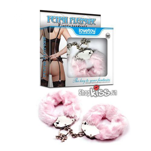 Còng tay kim loại bọc bông kích thích mua hàng ngay