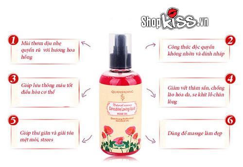 Dầu massage thiên nhiên thơm ngát dưỡng da mềm mại hấp dẫn