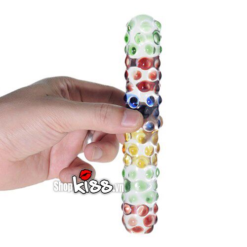Dương vật thủy tinh pha lê 4 màu sang trọng quà tặng độc đáo