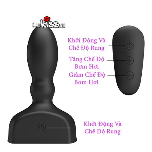 Máy rung Prettylove Harriet điều khiển từ xa kích thích cực phê