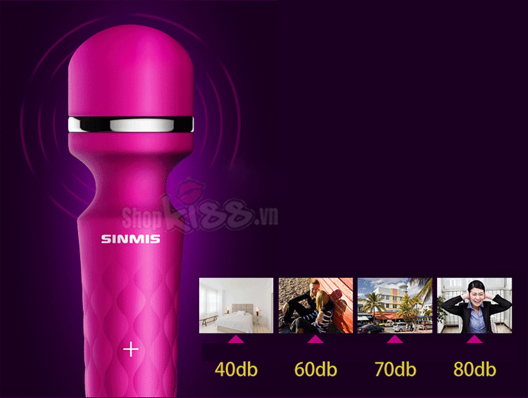 Chày rung Nalone Sinmis cao cấp kích thích điểm G siêu sảng khoái