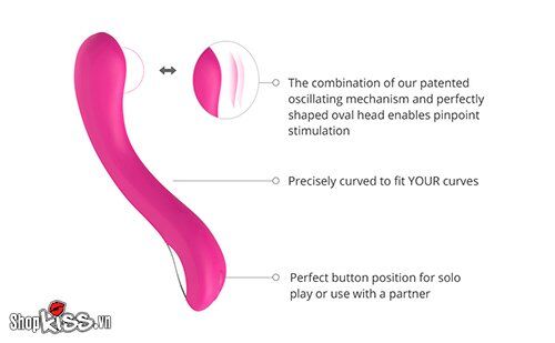 Dụng Cụ Kích Thích Điểm G Lovense Osci 2 Điều Khiển App Từ Xa