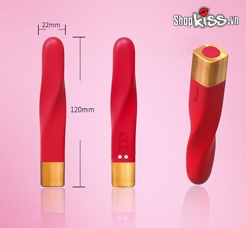  Đại lý Dụng cụ kích thích điểm G Svakom Finn ngụy trang hình thỏi son cao cấp