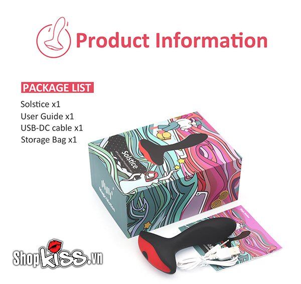 Dụng cụ kích thích hậu môn Magic Motion Solstice điều khiển app cao cấp an toàn