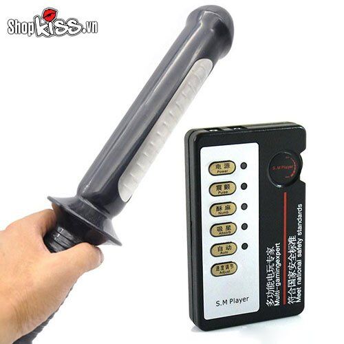 Dụng cụ xung điện kích thích âm đạo hậu môn bạo dâm sướng tê tái