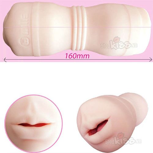 Dụng cụ thủ dâm nam miệng silicone cao cấp kích thích mạnh mẽ