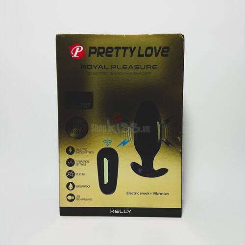 Dụng cụ xung điện hậu môn mạ vàng 24K Pretty Love Kelly bán chạy