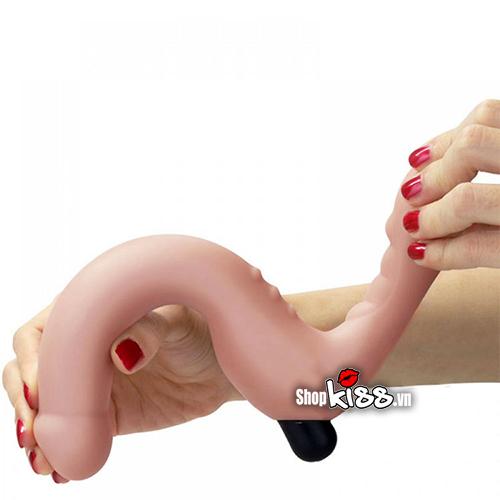 Dương vật 2 đầu LoveToy siêu mềm rung điều khiển xa tuyệt đỉnh