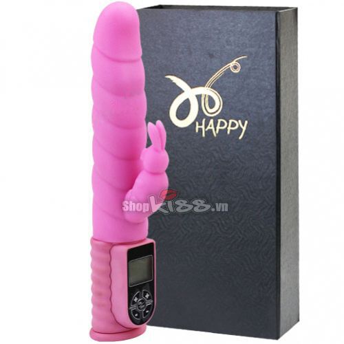 Dương vật Happy cao cấp đa năng rung ngoáy mạnh mẽ kích thích