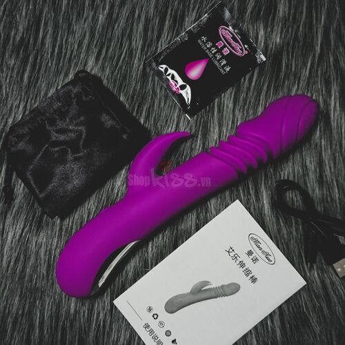 dương vật đa năng ella rung mạnh silicone cao cấp sạc điện