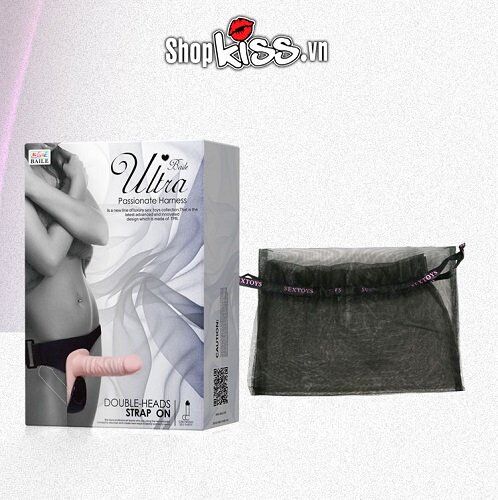 Dương vật dây đeo 2 đầu rung mạnh cho les thăng hoa nhanh