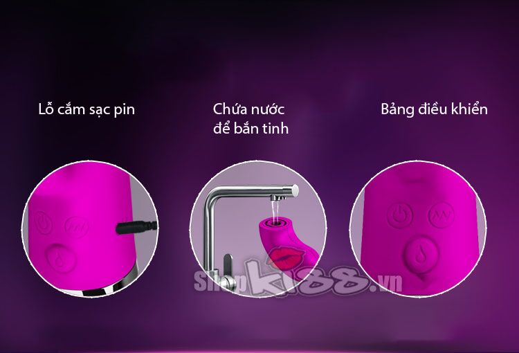 Máy Bắn Tinh Prettylove Henry Dương Vật Giả Tạo Cảm Giác Thật