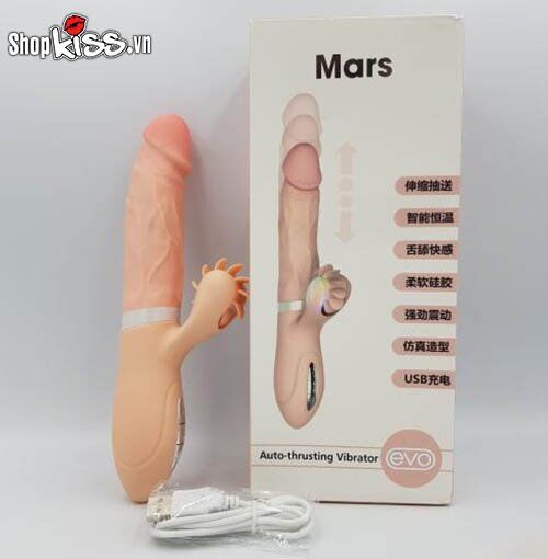  Mua Dương vật giả đa năng có lưỡi liếm Evo Mars rung thụt tỏa nhiệt hàng mới về