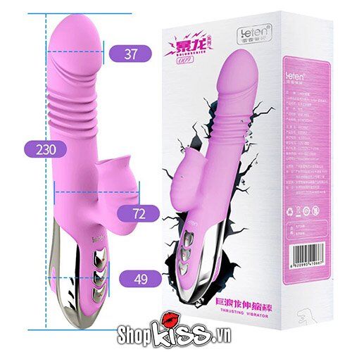  Bỏ sỉ Dương vật giả đa năng rung thụt sưởi ấm – Mút liếm âm vật Leten giá tốt