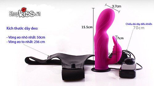 Dương vật giả dây đeo rung mạnh gân nổi thắt khúc chọn ngay