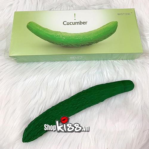 Dương vật giả dưa leo rung Cucuber Wistone êm ái kích thích